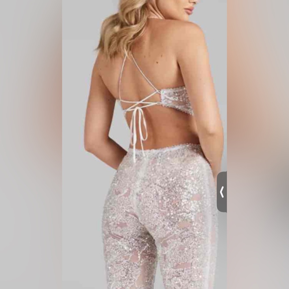 Nadine Merabi Hallie Jumpsuit S - Picture 7 of 7
